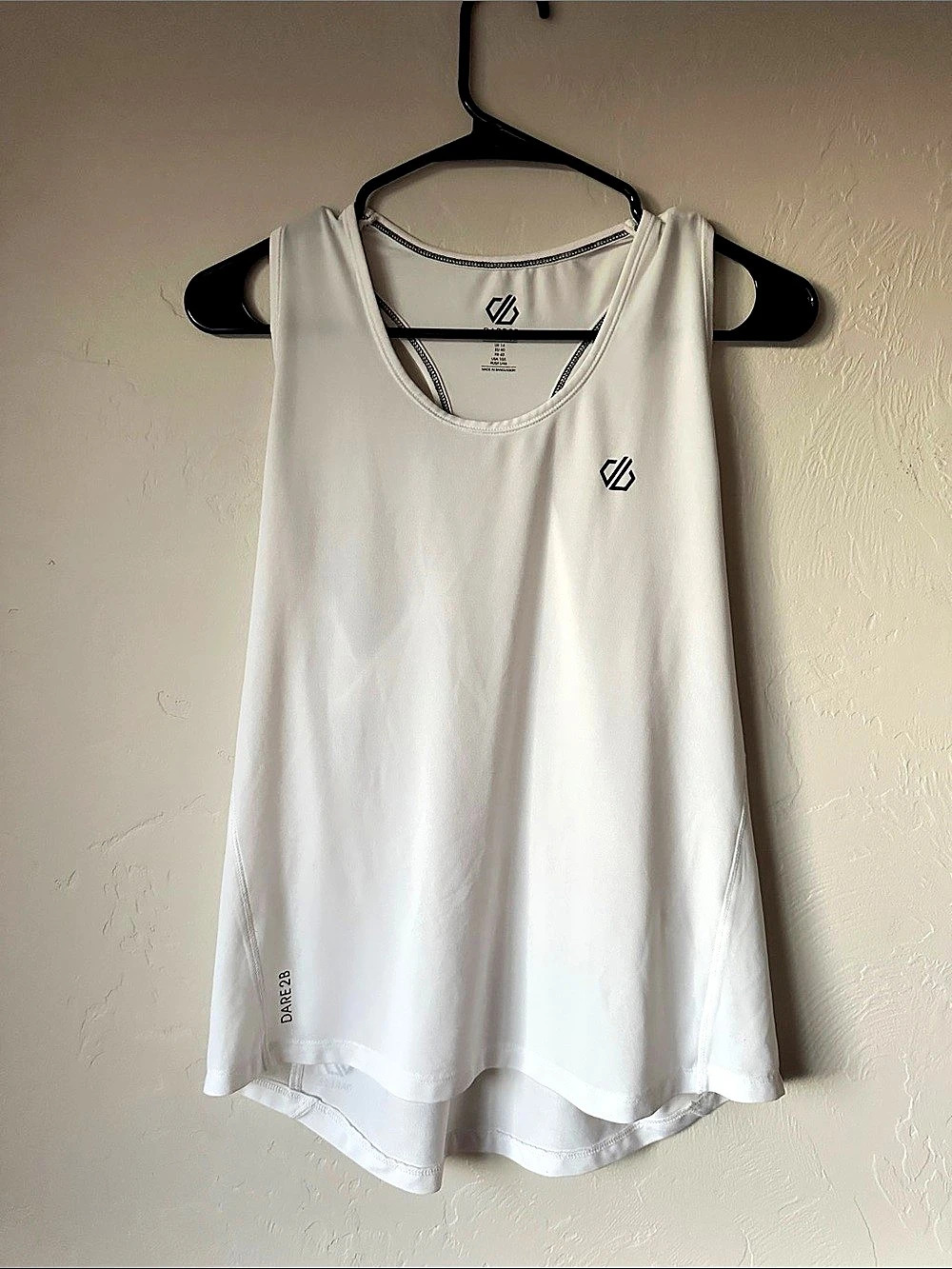 Dare 2b Women's Racerback Tank in White Size Large Like New